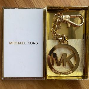 Michael Kors Gold MK Key Chain